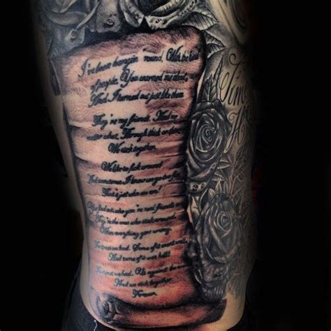 scroll tattoos|best scroll tattoos for men.